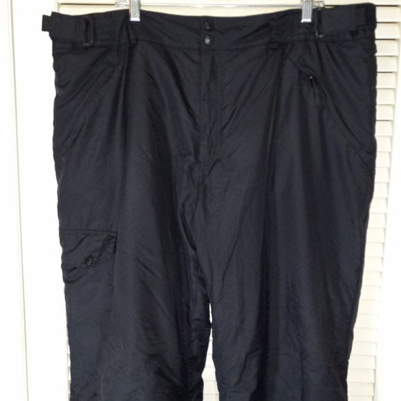 Rawik Black Insulated Pants Work Weatherproof Size 2XL Mens Ski Pants Adjustable - Picture 2 of 16